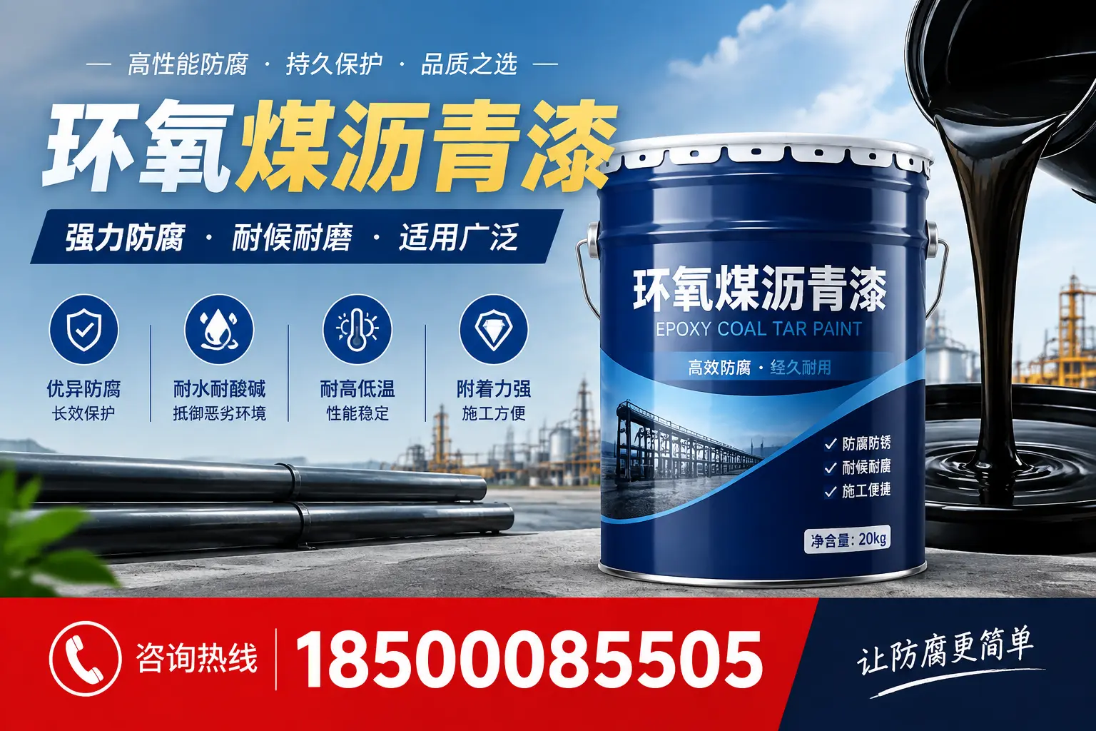 环氧煤沥青漆在不同气候条件下的表现分析,运城适用性